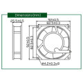 Ventilateur de refroidissement AC pour armoire